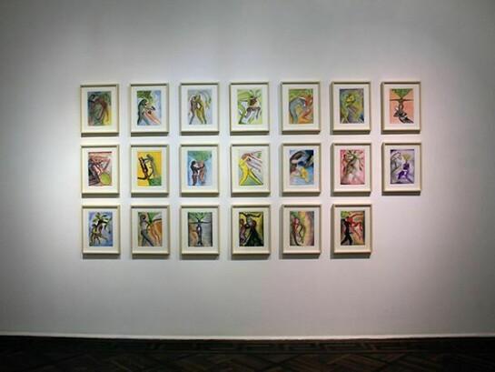 Francesco Clemente, The Chinese Shadows, 2014 Installation views