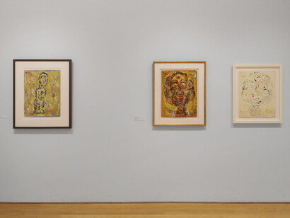 Beauford Delaney, In the medium of life. The drawings of Beauford Delaney, exhibition view. Courtesy of the Drawing Center