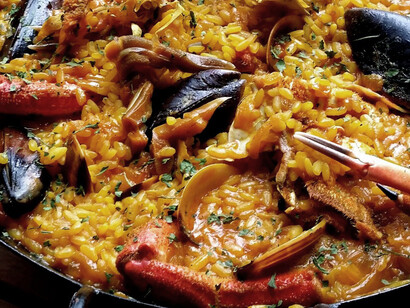 Paella de mariscos