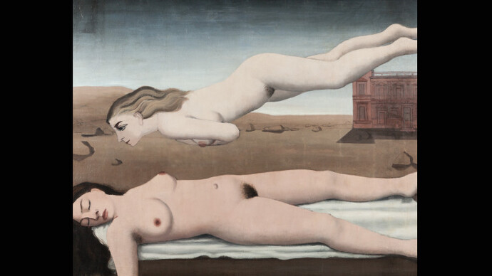 Paul Delvaux, le maître du rêve. Courtesy of Ville d'Evian