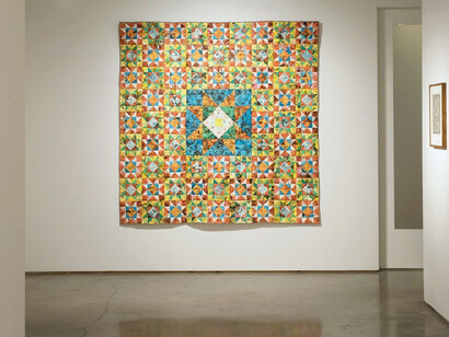 Tom Phillips, Exhibition view. Courtesy of Flowers