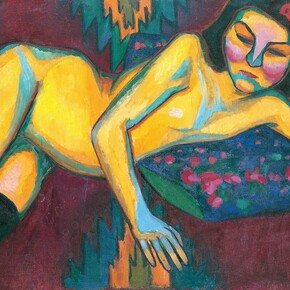 Sonia Delaunay, Nu Jaune, 1908 Musée des Beaux-arts de Nantes, © Pracusa 2013057