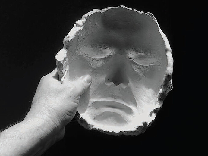 Oscar Muñoz, La mirada del cíclope [Le Regard du cyclope], 2001-2002. Impression numérique sur papier, 6 photographies, 50 x 50 cm chaque. Courtesy de l’artiste