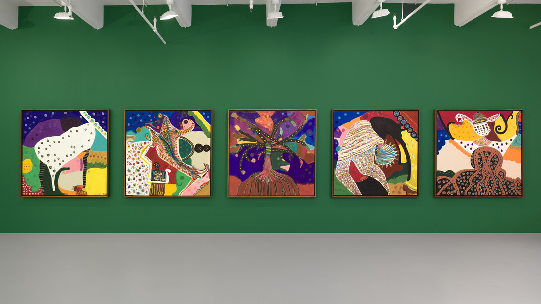 Uman, I Want Everything Now, 2023, installation view, main room, ©Uman. Courtesy of the artist and Nicola Vassell Gallery