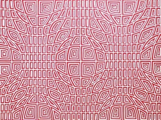 Bridget Klappert Untitled Red - 2013, 19 x 24 inches, paper