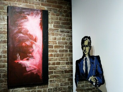 Richard Hambleton, Exhibition view. Courtesy of Woodward Gallery