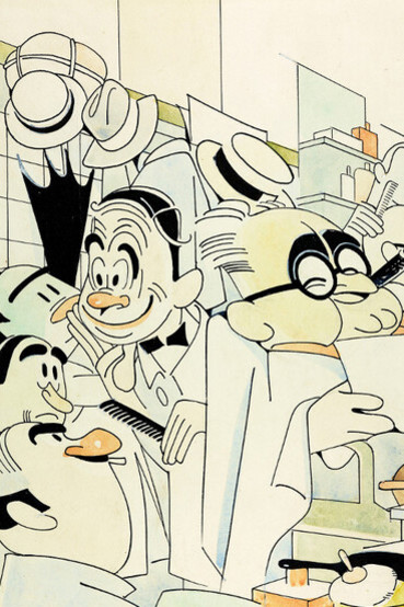 Diseño para la portada revista Careta, José Carlos de Brito e Cuhna, 1950