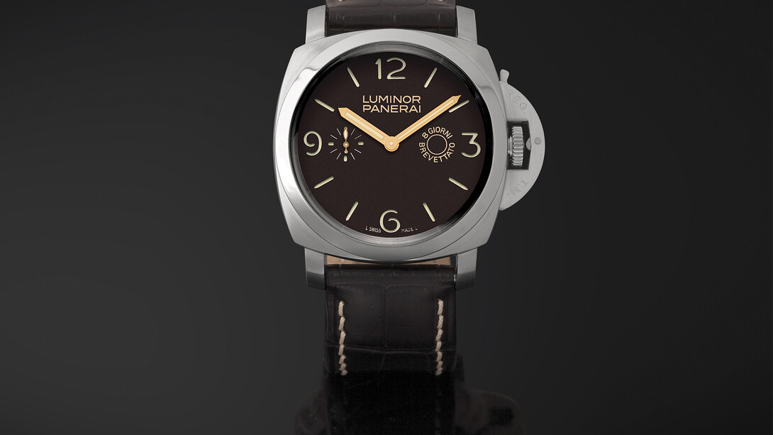 Luminor, 1950, 8 days, pam 203, limited edition, vers 2005 © Artcurial 