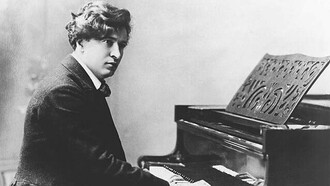 Ferruccio Busoni al pianoforte, ca 1895