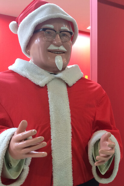 Colonel Sanders as Santa Claus