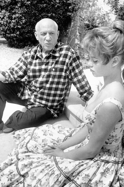 Picasso con Brigitte Bardot