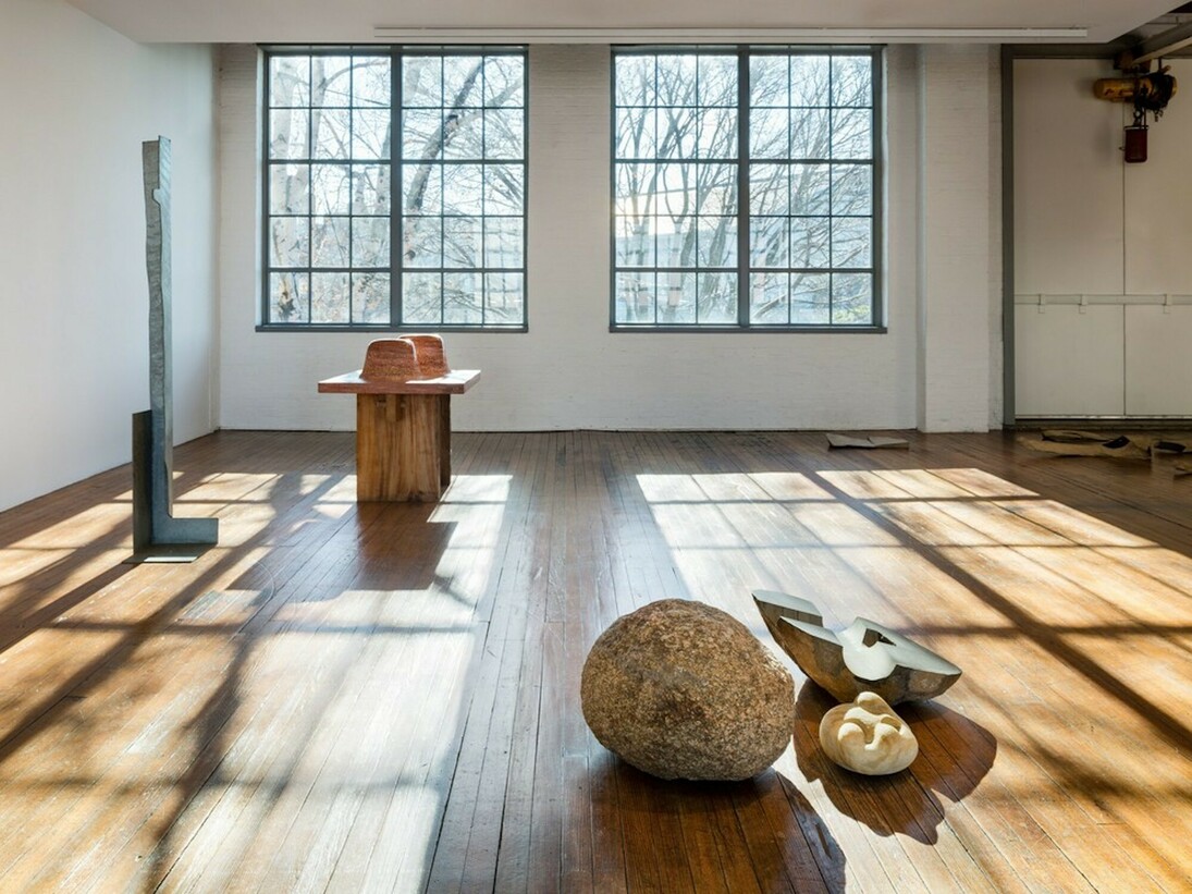 Self-Interned, 1942, Exhibition view. Courtesy of Noguchi Museum
