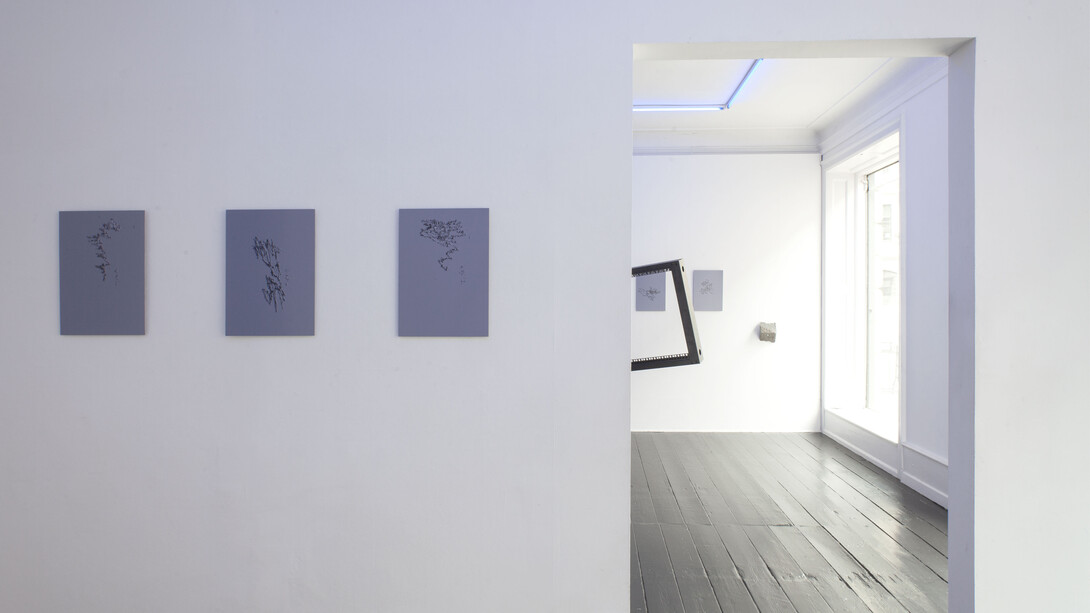 Jacob Jessen, feat. Nanna K. Hougaard | OSX, 2020. Installation view, Marie Kirkegaard Gallery