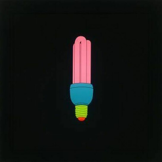 Michael Craig-Martin, Light Bulb, 2013, From a series of 6 LED lightboxes, Edition of 15, Courtesy the artist and Alan Cristea Gallery