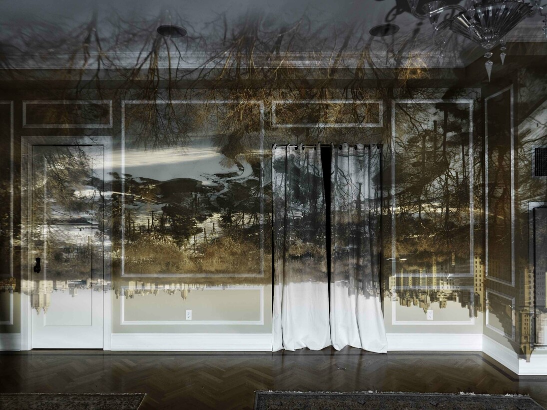 Abelardo Morell, Camera Obscura: View of Central Park Looking North, Winter, 2013 ©Abelardo Morell/Courtesy of Edwynn Houk Gallery, New York