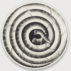 Sarah Woodfine, Forever and ever, pencil on paper on aluminium, 2015