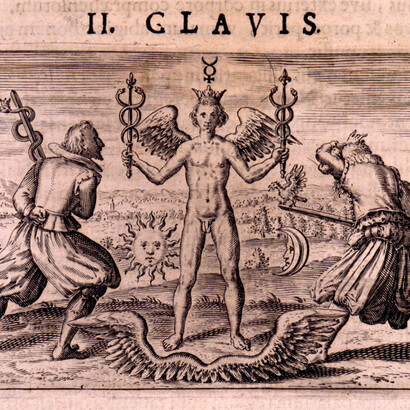 Seconda Chiave, Dodici chiavi di Basilio Valentino, 1678, Museum Hermeticum