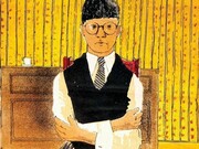 David Hockney, Self Portrait, 1954, Lithograph in Five Colors, 11 1/2 x 10 1/4", Edition: 5 (approximately) © David Hockney
