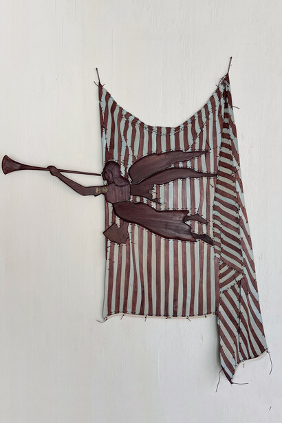 Dan Gunn, Gabriel weathervane scenery, 2026. Courtesy of Pentimenti