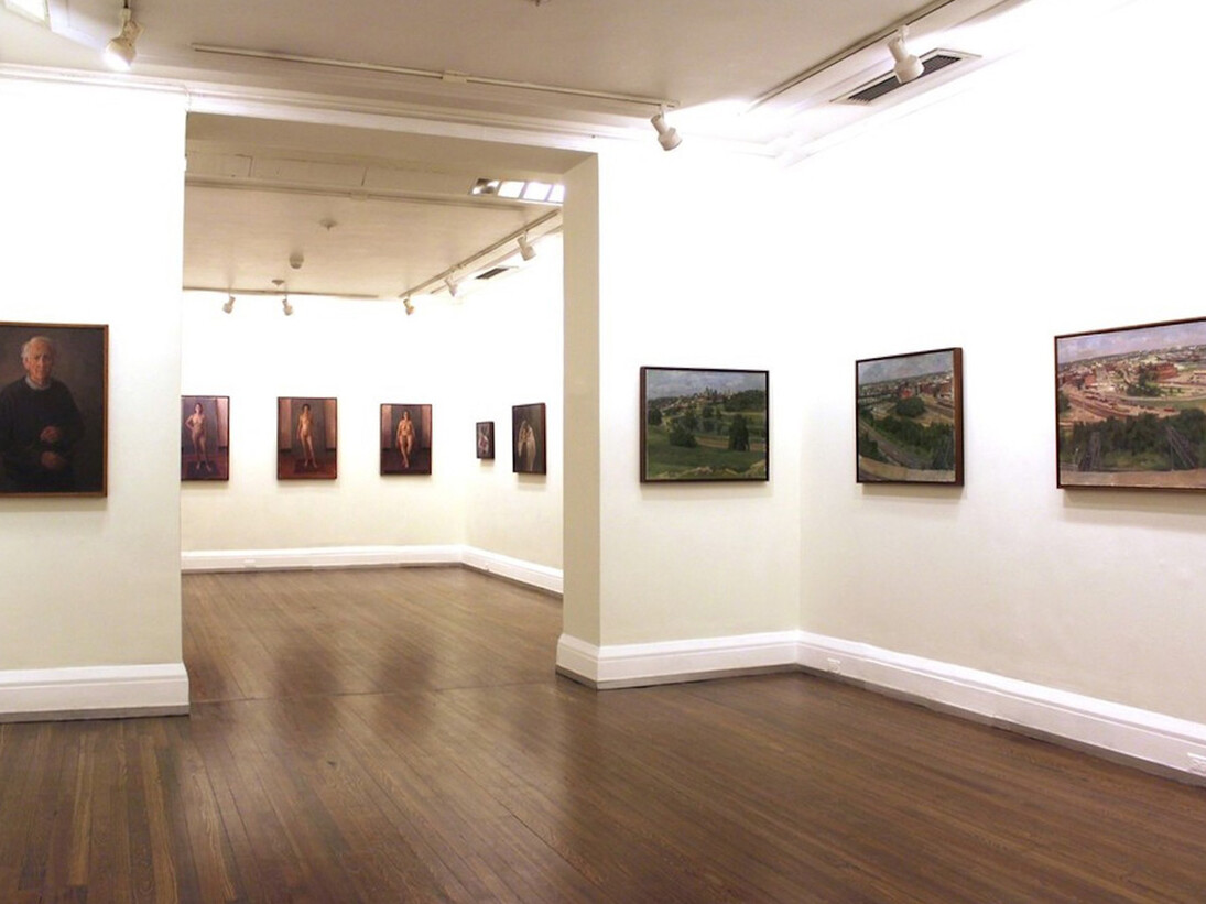 Wilbur Niewald. Recent Paintings, exhibition view. Courtesy of New York Studio School