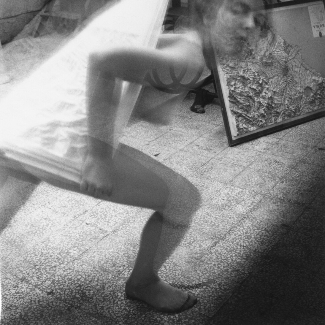 Francesca Woodman, Untitled, Rome, Italy, 1977-78 (I.156), Gelatin silver estate print, 20.3 x 25.4 cm, 8 x 10 in, Courtesy George and Betty woodman, and Victoria Miro, London © The Estate of Francesca Woodman