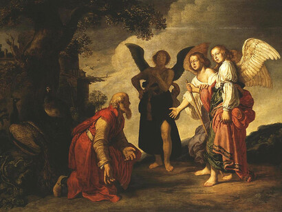 Pieter Lastman, Abraham y los tres ángeles
