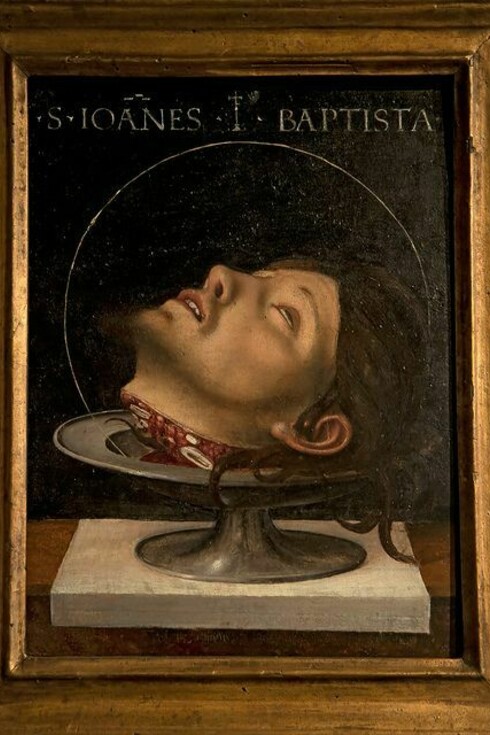 Giovan Francesco Maineri. Testa di Giovanni Battista