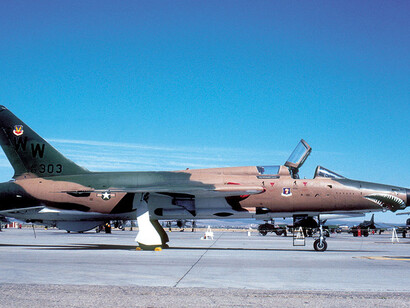 Republic F-105G Thunderchief. Courtesy of Pearl Harbor Aviation Museum