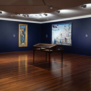 Paradise of imagination: medieval & modern encounters, exhibition view. Courtesy of Dunedin Public Art Gallery
