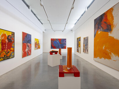Josef Mikl, Works from 6 decades, exhibition view. Courtesy of Danubiana