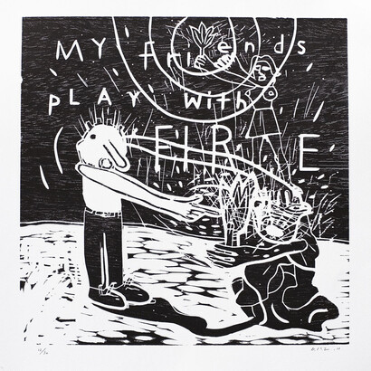 David Lynch, My Friend Play with Fire, 2011, courtesy item edition © David Lynch