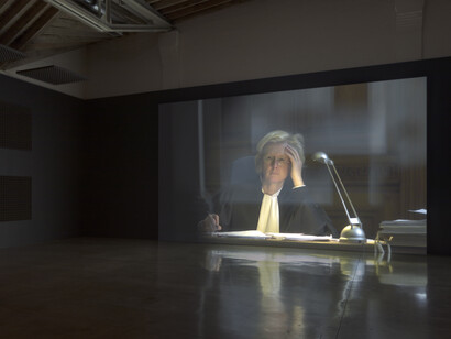 Installation view, Carey Young, Palais de Justice, Paula Cooper Gallery, New York (9/7 - 10/14/17). © Carey Young. Courtesy Paula Cooper Gallery, New York