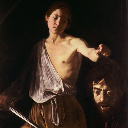«David con la cabeza de Goliat» (1610), Caravaggio