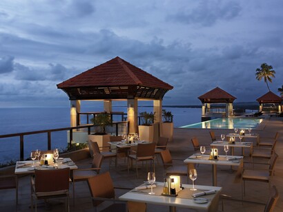 Pool Side View from the Leela Kovalam