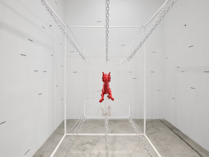 Tran Luong, When sky merges with Earth, exhibition view. Courtesy of Bortolami