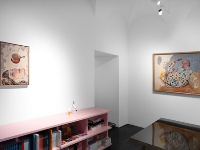 Kati Heck, The brodo, veduta della mostra. Cortesia della Tim Van Laere Gallery