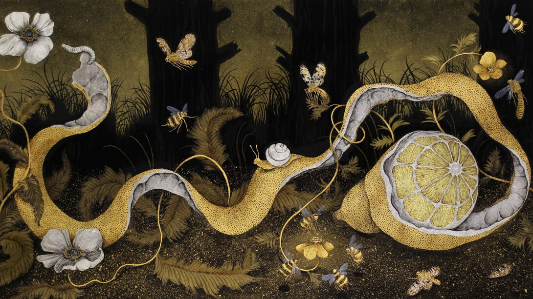 Tuesday Riddell, Lemon slide, 2023. Courtesy of the artist, London Art Fair and Soho Revue