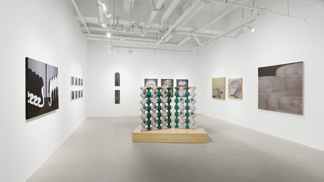 Li Jiaqing and Zai Pengfei, Driving in the void, exhibition view. Courtesy of Vanguard Gallery