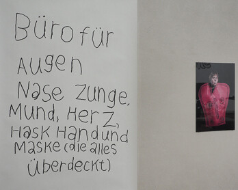 Office for eyes, nose, tongue, mouth, heart, hand and mask. Courtesy of Kolumba 