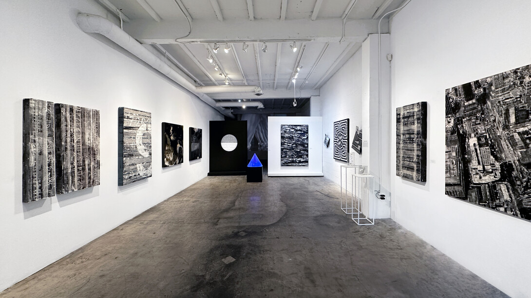 Black & White, installation view at Aliona Ortega Fine Art, Miami FL. Courtesy of Aliona Ortega Fine Art