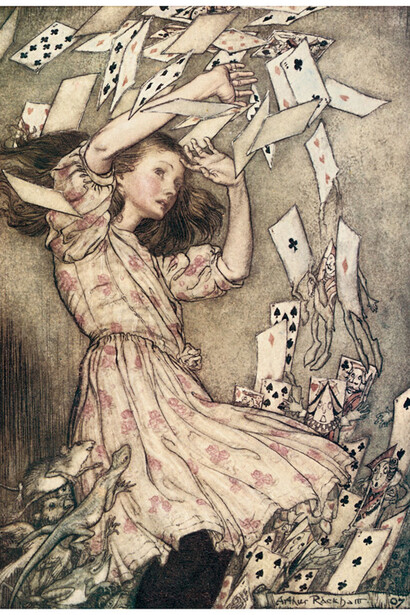 Alice no País das Maravilhas, ilustrado por Arthur Rackham (1907)