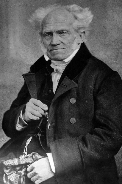 Arthur Schopenhauer fotografiado en 1859 por J. Schäfer