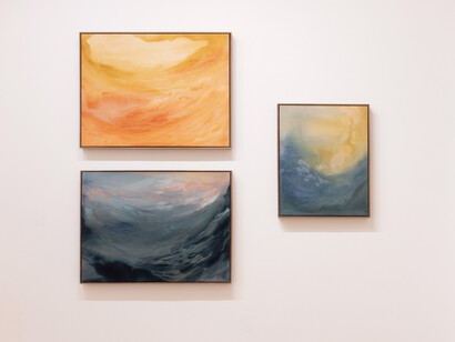 Evan Blackwell Helgeson, Perennial trace, exhibition view. Courtesy of Spalding Nix Fine Art