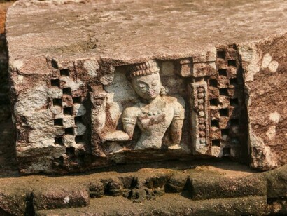 Carving details Ratnagiri Monastery Buddhist Jajpur Odisha, India