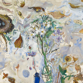 Duncan Shanks, Cut Flowers, 1982, watercolour, 39 x 52 cm, Photograph: John McKenzie 