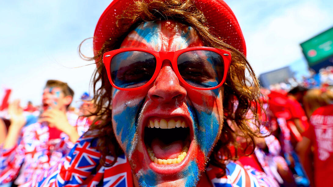 Manifestación del orgullo británico