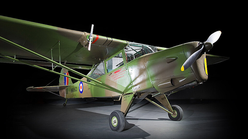 Auster AOP 6. Courtesy of British Columbia Aviation Museum