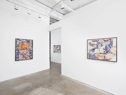 Gommaar Gilliams, Sky atlas, exhibition view. Courtesy of Johnson Lowe Gallery