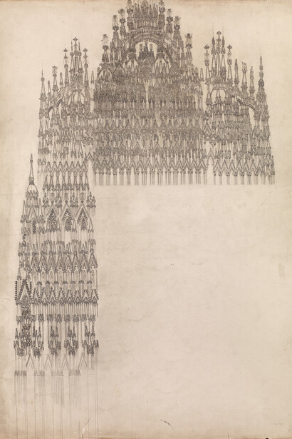 Marcel Storr, Untitled, N.D., Graphite on paper, 29.53 x 21.65 inches (75 x 55 cm)