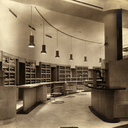 Joseph Emberton, The outfitting department at Simpson (Piccadilly) Ltd., 1936. Joseph Emberton Archive, University of Brighton Design Archives
